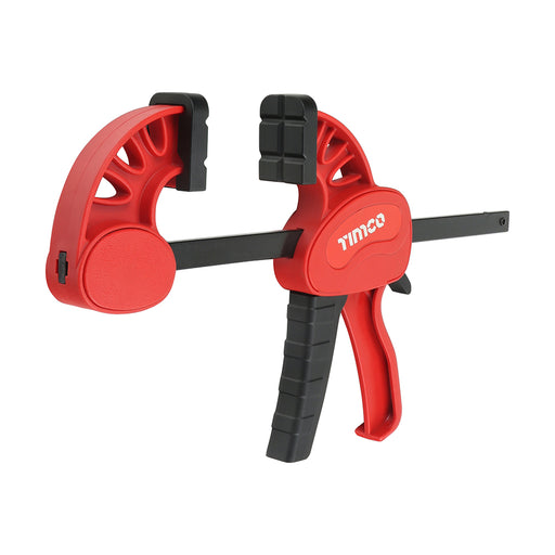 TIMCO Mini Quick Change Bar Clamp, Two Piece Set, Medium Duty 70kg Quick Release Woodworking Clamp, One Handed Clamp - / 150mm Clamping Capacity