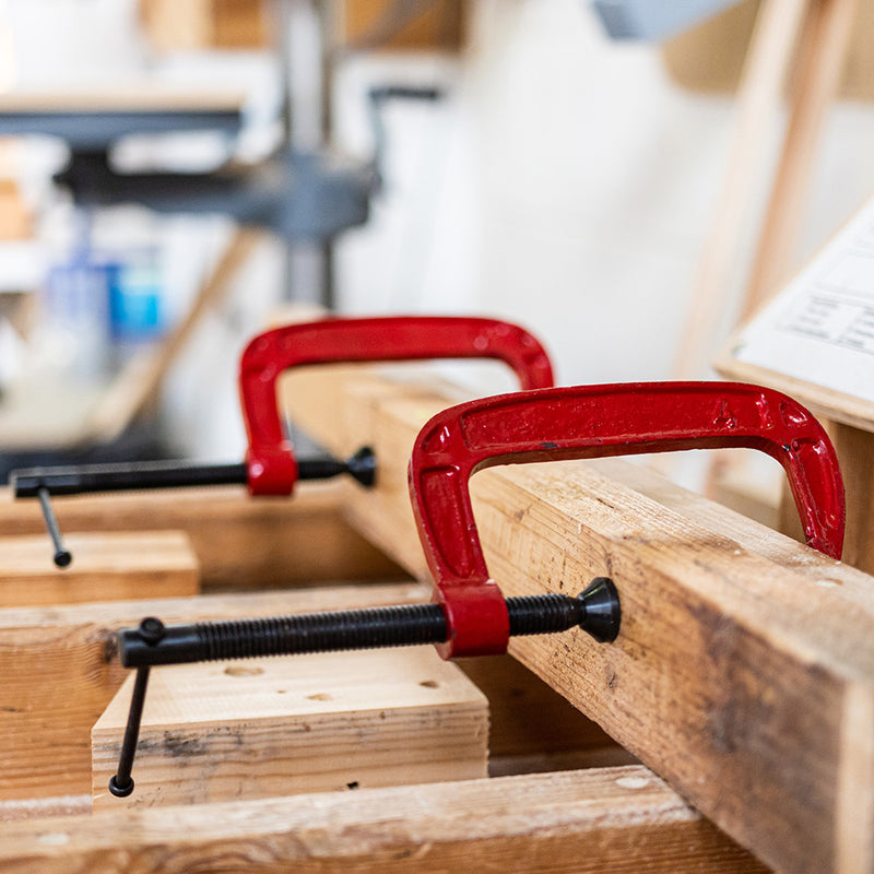 TIMCO G Clamp, Heavy Duty Solid Steel G Clamp, 45mm Jaw Width