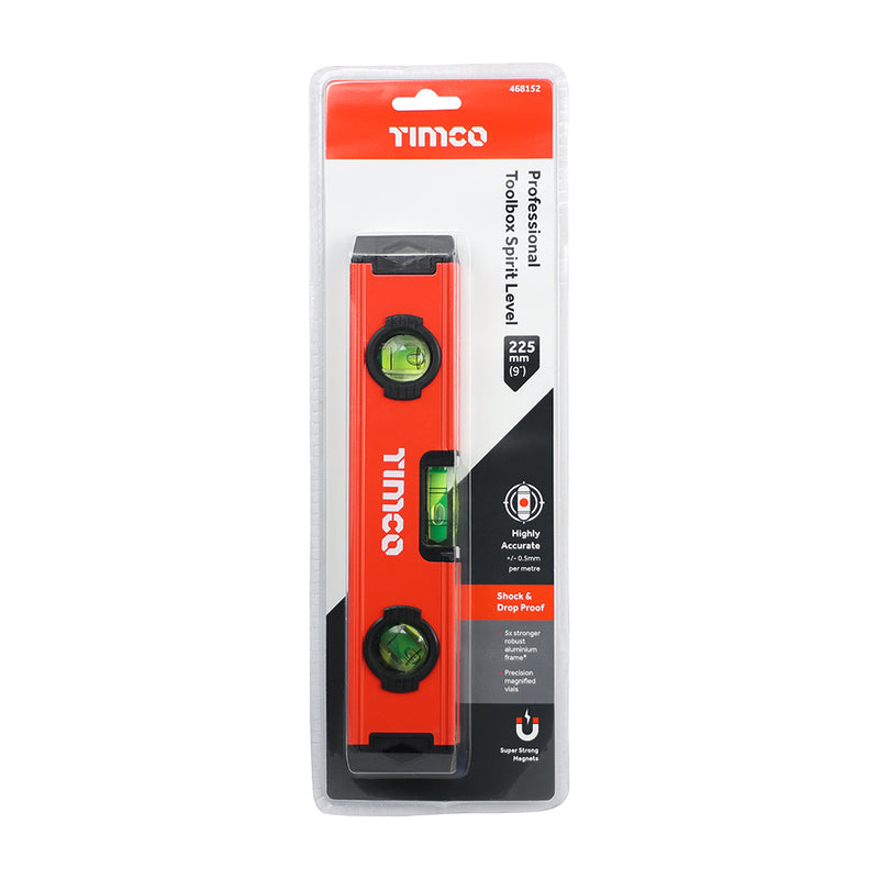 TIMCO Toolbox Spirit Level Alu