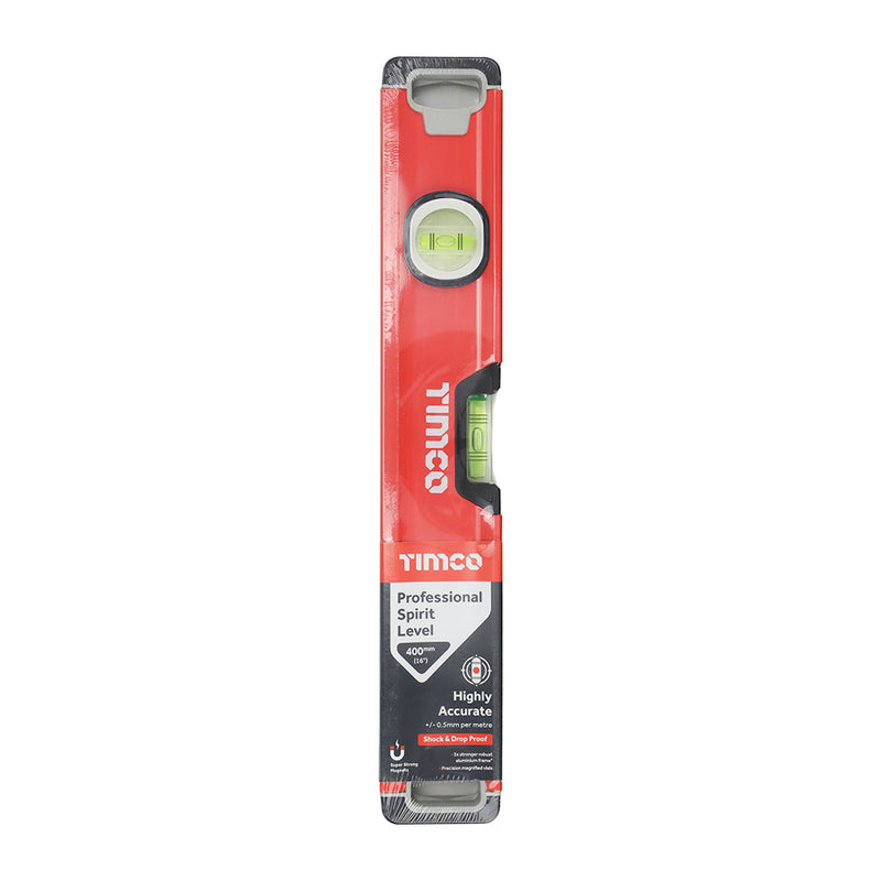 TIMCO Pro Spirit Level Box Beam — Single