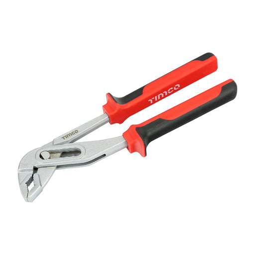 TIMCO Water Pump Pliers with Adjustable Anti-Slip Jaws and Soft-Grip Handles - / 200mm