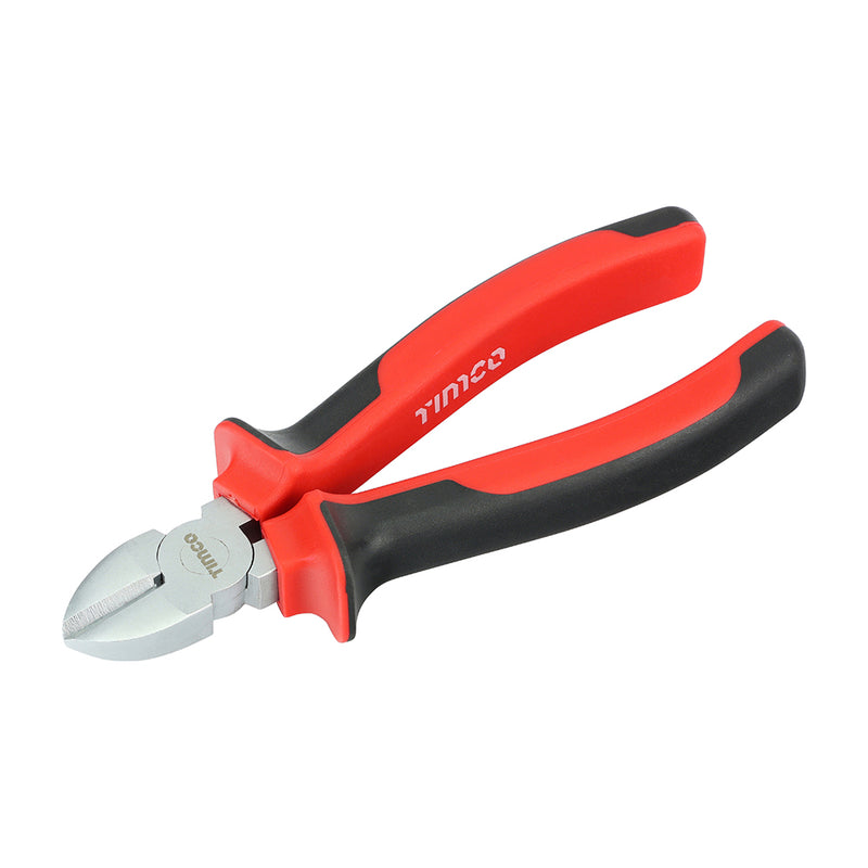 TIMCO Side Cutting Pliers, Diagonal Cutters with Soft Grip Handles - / 150mm