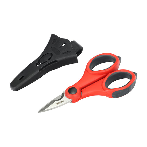 TIMCO Electricians Scissors, Extra Heavy Duty Stainless Steel Blades with Protective Case - / 150mm
