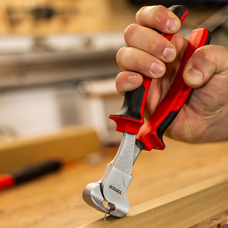 TIMCO Professional End Cutting Pliers, Pincer Head with Hardened Jaws and Soft-Grip Handles - / 200mm