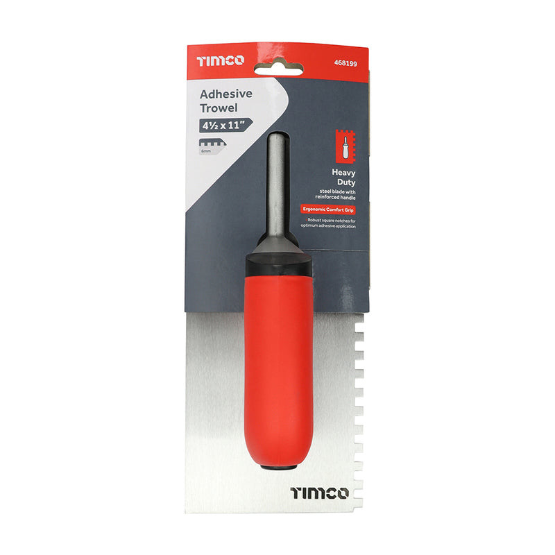 TIMCO Adhesive Trowel Square Notch