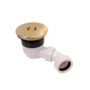 Top Fix Shower Waste Brushed Brass