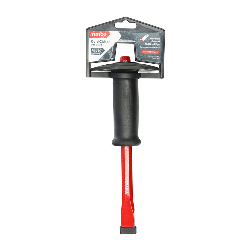 TIMCO Cold Chisel with Hand Guard 10"