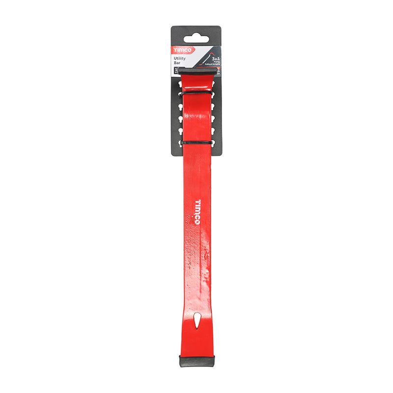 TIMCO Utility Bar, Multi-functional Heavy Duty Wrecking Pry Bar