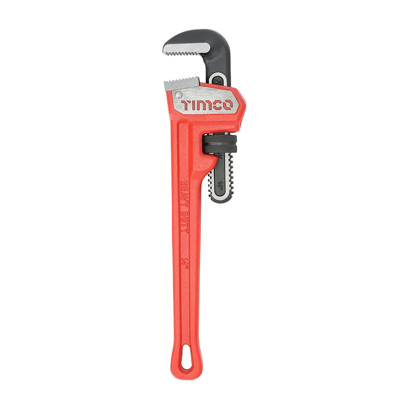 TIMCO Pipe Wrench, Heavy Duty Drop Forged Adjustable Pipe Wrench - / 350mm