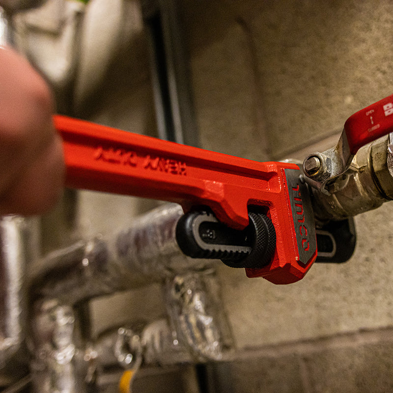 TIMCO Pipe Wrench, Heavy Duty Drop Forged Adjustable Pipe Wrench - / 350mm
