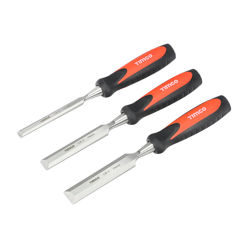 TIMCO Bevel Edge Wood Chisel Set