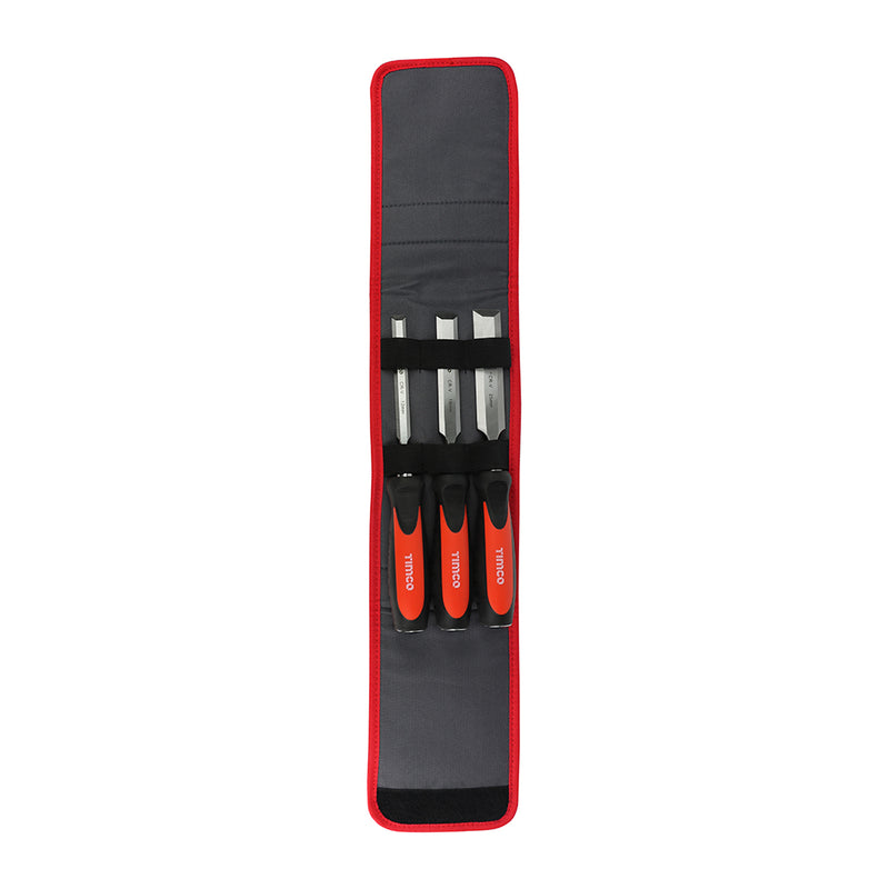 TIMCO Bevel Edge Wood Chisel Set