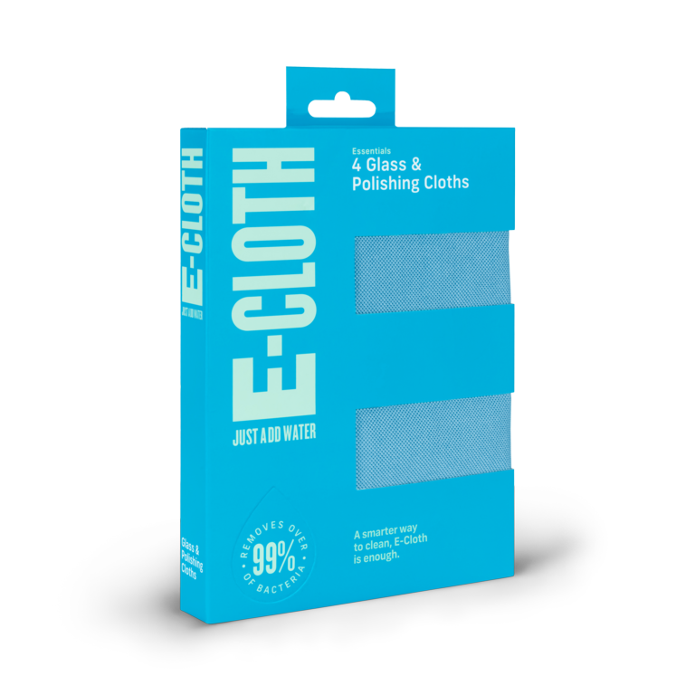 E-Cloth Glass & Polishing Clothes Pack 4