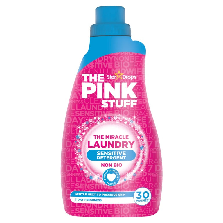 The Pink Stuff Sensitive Non Bio Laundry Liquid 960ml 30 Wash