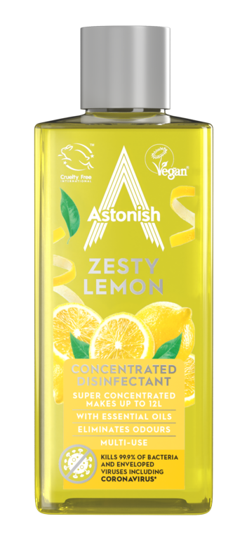 Astonish Concentrated Disinfectant 300ml Zesty Lemon