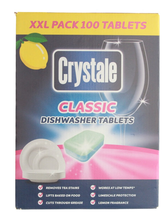 Crystale Classic Dishwasher Tablets Pack 100