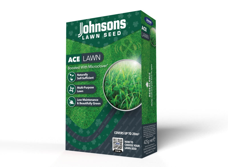 Johnsons Ace Lawn Grass Seed 425g