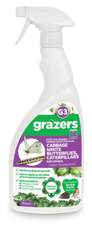 Grazers G3 Cabbage White Butterflies & Caterpillars 750ml RTU