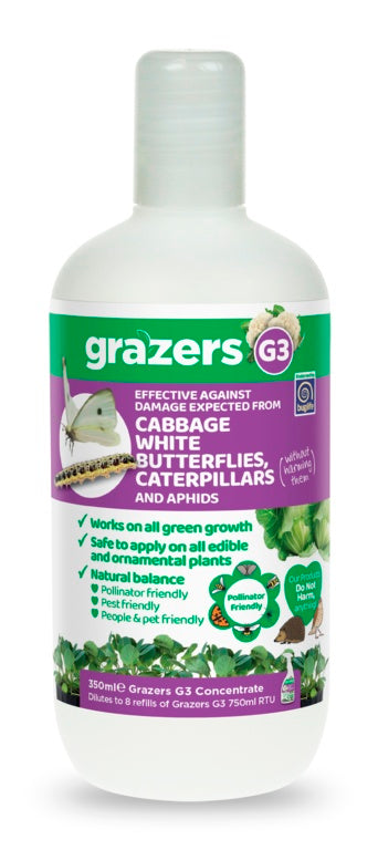 Grazers G3 Cabbage White Butterflies & Caterpillars 375ml Concentrate