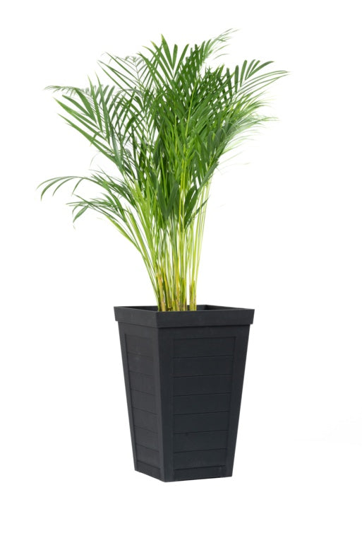 Garden Central Savana Slats Slate Planter 37 x 37 x 36cm