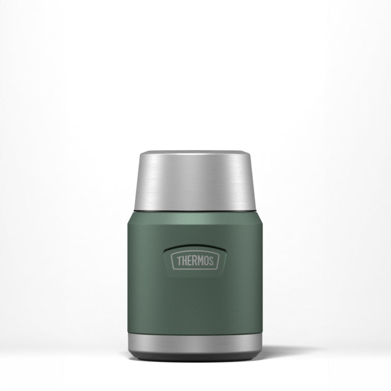 Thermos Icon Series Food Flask 470ml Rock Cap Green