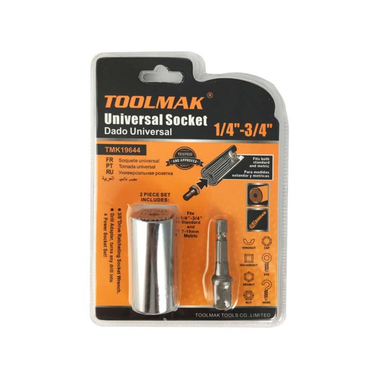 Toolmak Universal Socket 7-19mm