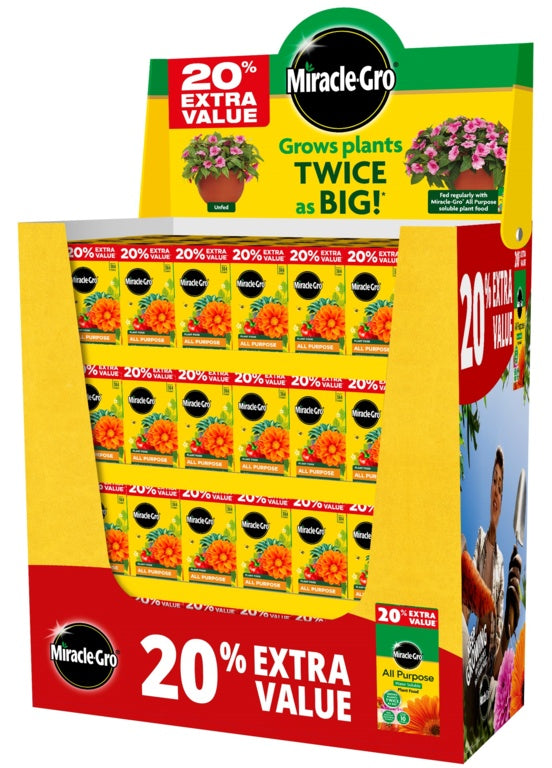 Miracle-Gro® All Purpose Plant Food 1.2kg Display Unit of 192