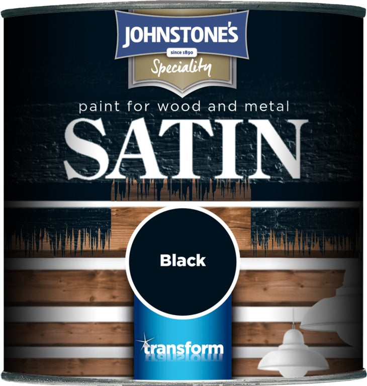 Johnstone's Satin Black 250ml