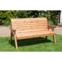 Charles Taylor Wooden Three Seater Bench