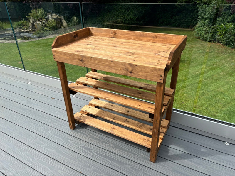 Charles Taylor Wooden Potting Utility Table Large