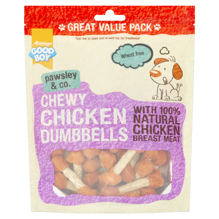 Good Boy Chewy Chicken Dumbells Treats 350g