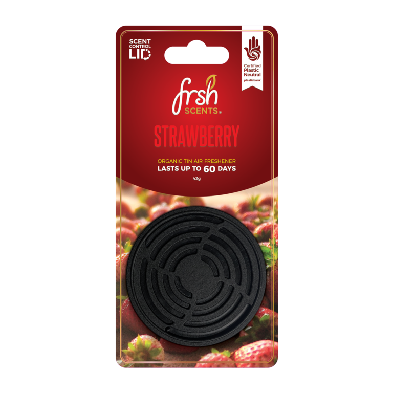 JRP Fresh Tin Air Freshener Carded Strawberry