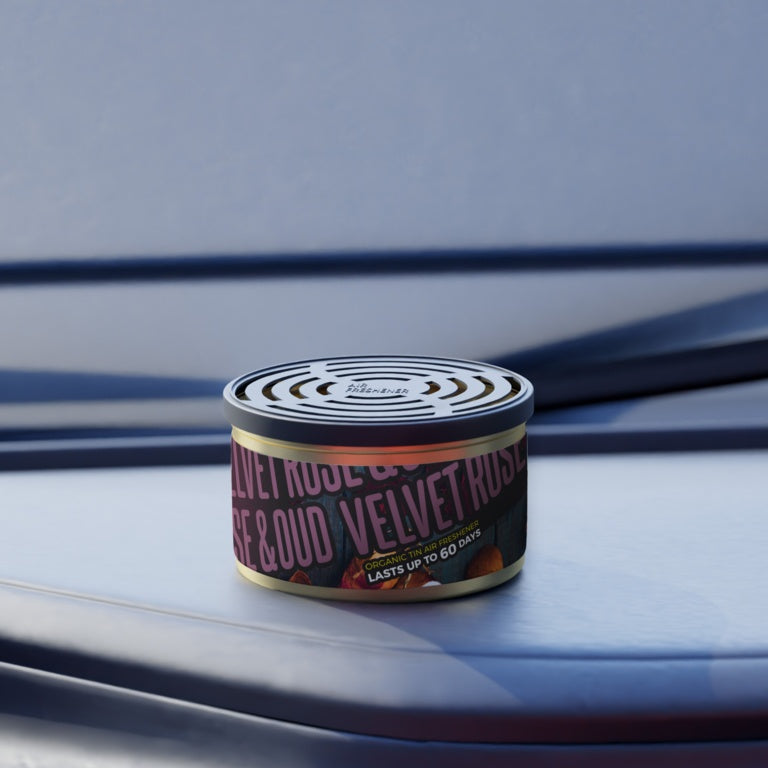 JRP Fresh Tin Air Freshener Carded Velvet Rose & Oud