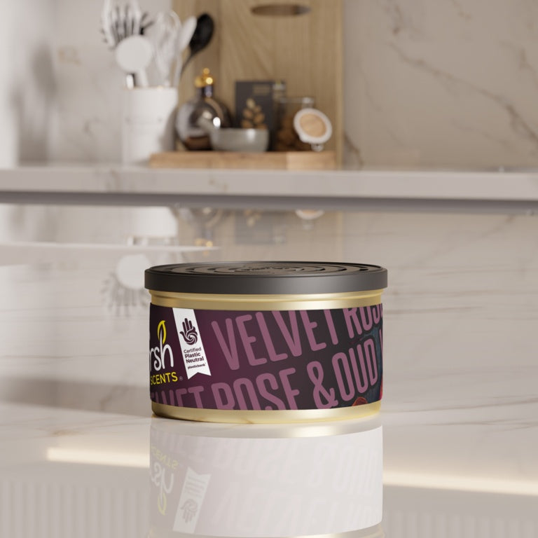 JRP Fresh Tin Air Freshener Carded Velvet Rose & Oud