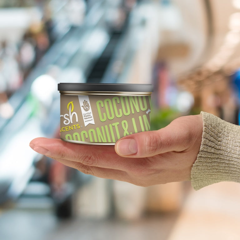 JRP Fresh Tin Air Freshener Carded Coconut & Lime