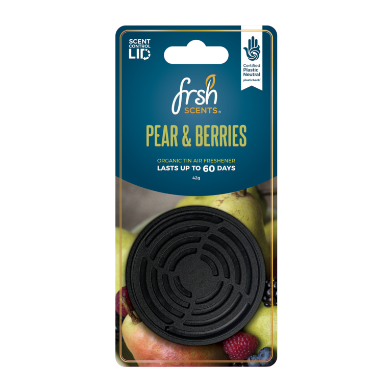JRP Fresh Tin Air Freshener Carded Pear & Berries