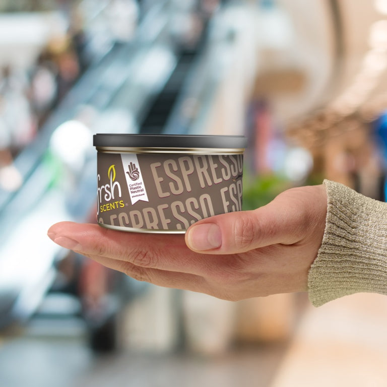 JRP Fresh Tin Air Freshener Carded Espresso