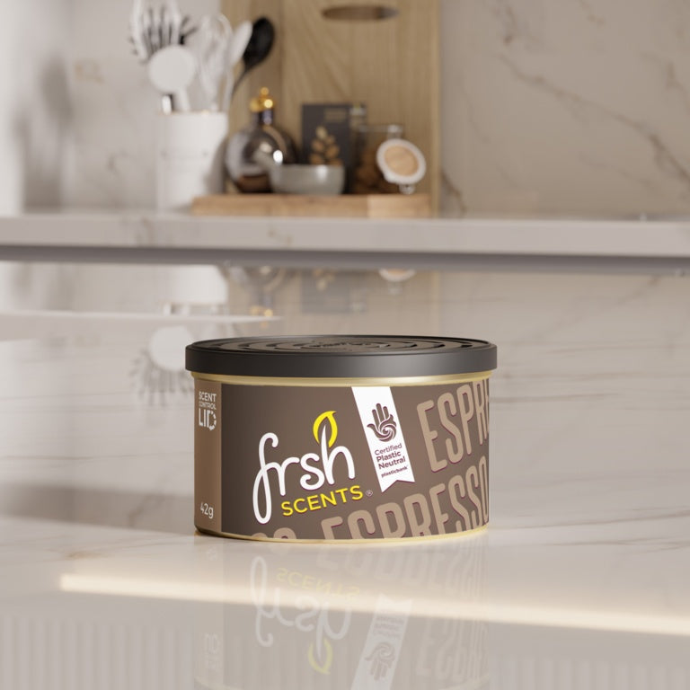JRP Fresh Tin Air Freshener Carded Espresso