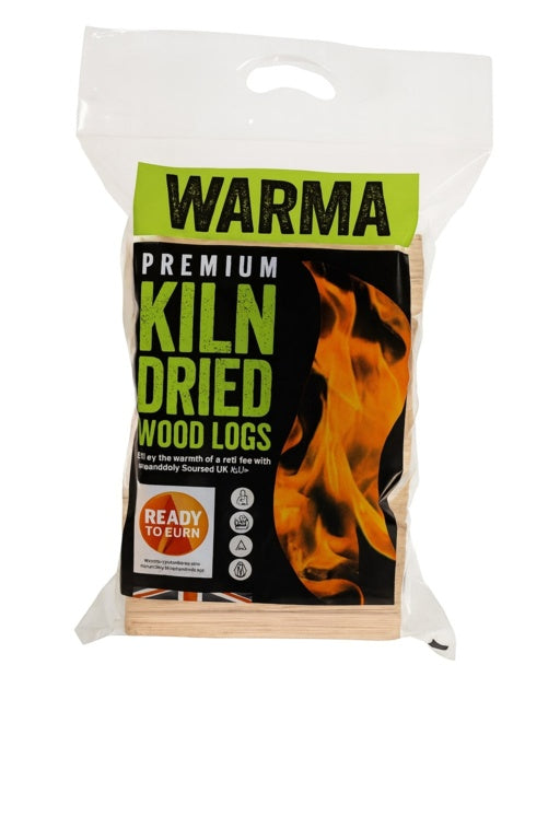 Warma Premium Kiln Dried Wood Logs 16L Bag