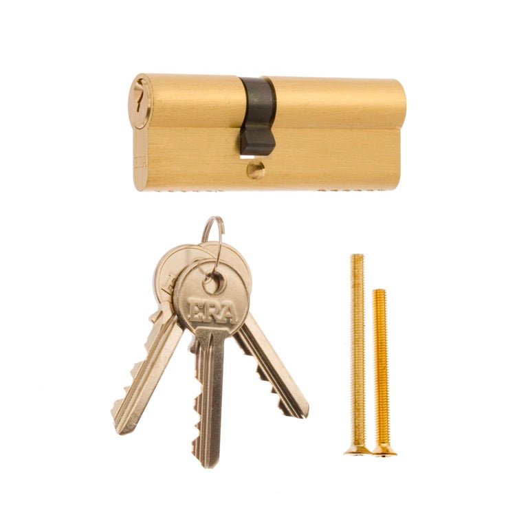 Era Double Euro Cylinder Brass 35/45