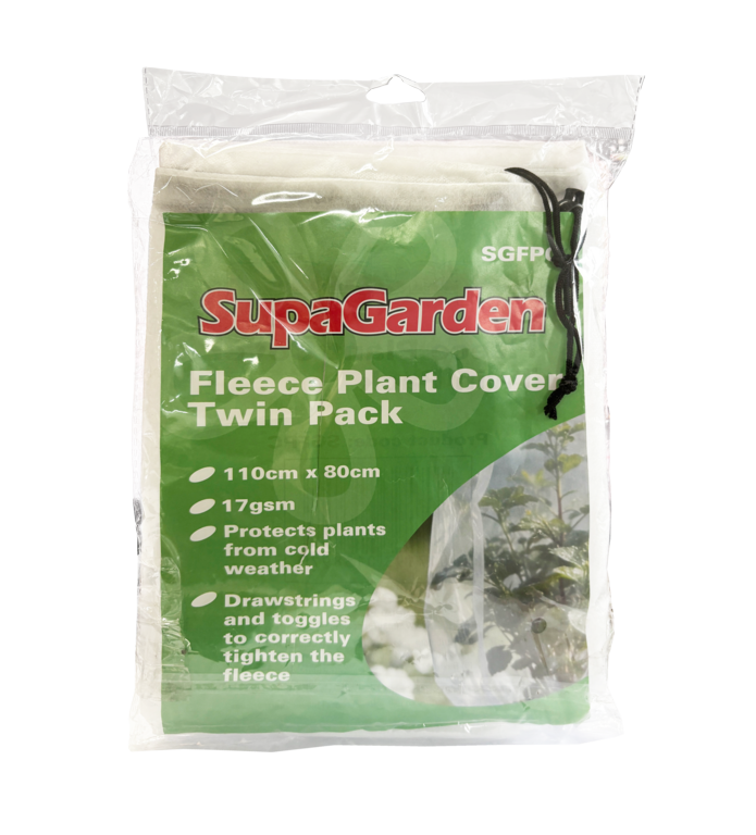 SupaGarden Fleece Plant Cover Twin Pack