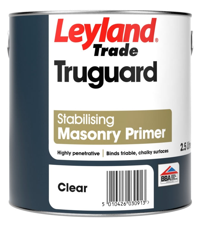 Leyland Trade Truguard Stabilising Masonry Primer 2.5L Clear