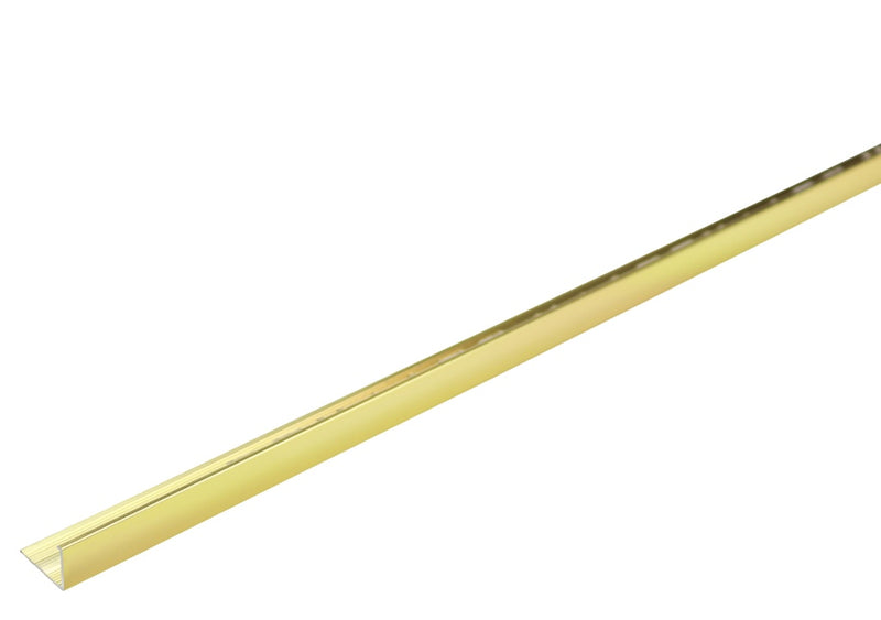 Tile Rite Metal Tile Trim Bright Gold 12mm