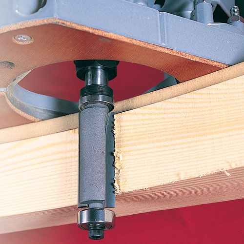46/501X1/2TC - Double guided trim profile cutter four flute