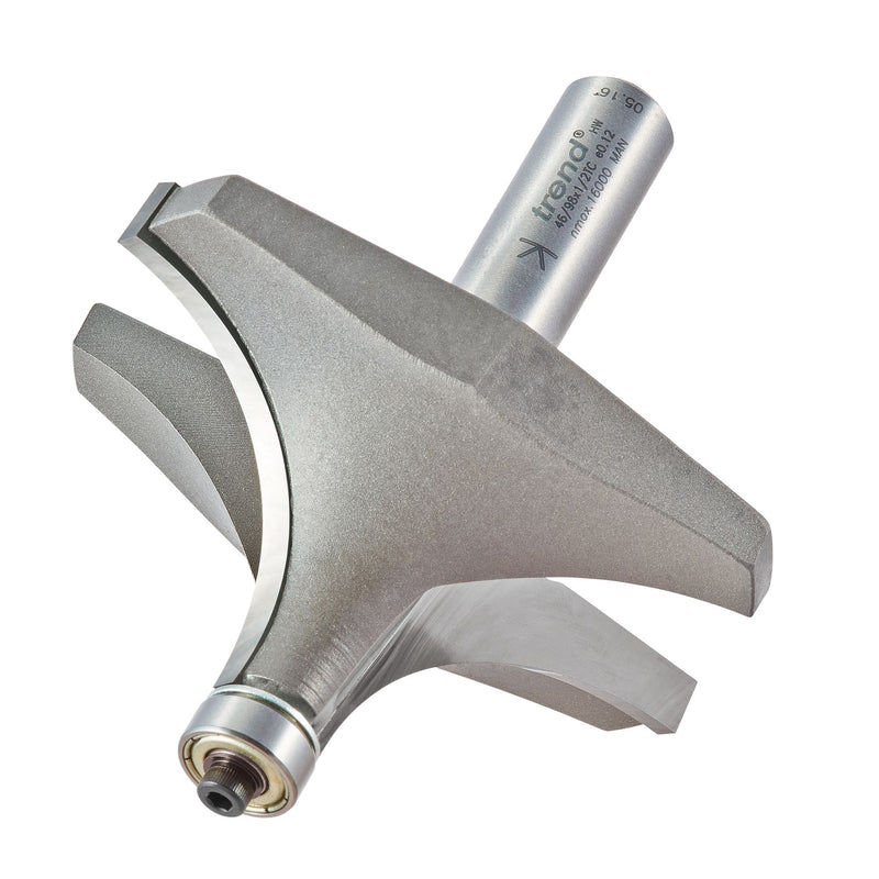 46/98X1/2TC - Bearing guided ovolo cutter 31.8mm radius