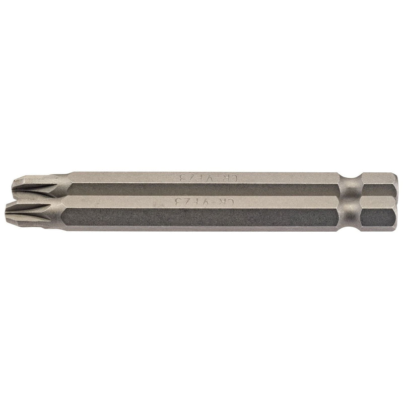 Draper PZ Type Insert Bit, 1/4" Hex, 75mm Long, No.3 (Pack of 2) 64313 Draper - Town Tools 