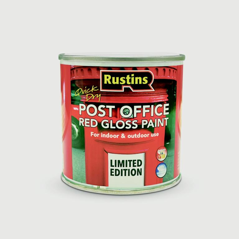 Rustins Quick Dry Small Job 250ml Post Office Red