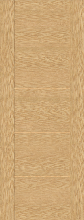 Valdor 5 Panel Ladder Unfinished Oak Door 1981 x 838mm