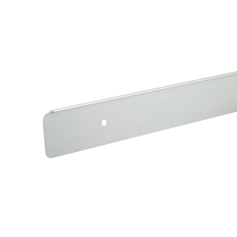Unika Radius Worktop End Cap 6mm x 30mm Silver