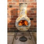 Gardeco Azteca Yellow Mexican Chimenea 110cm